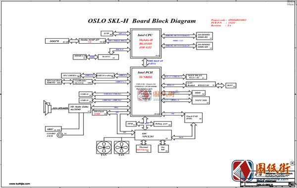 lenovo 700-15isk LOL SKL MB 15221-1 15221-sa联想笔记本电路原理图纸