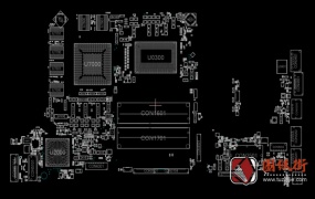华硕ASUS TUF Gaming FX505GM 2.0飞行堡垒笔记本电脑主板点位图FZ